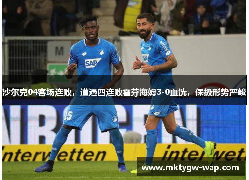 沙尔克04客场连败，遭遇四连败霍芬海姆3-0血洗，保级形势严峻